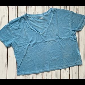 Old Navy V-Neck Crop Tee